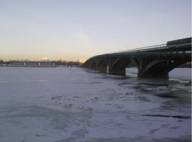 У Києві чоловік стрибнув з мосту Метро і розбився об кригу — фото 1
