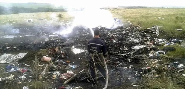 В інтернеті з'явилися перші фото з місця падіння літака Boeing 777, який належав малайзійським авіалініям (Фото) — фото 6