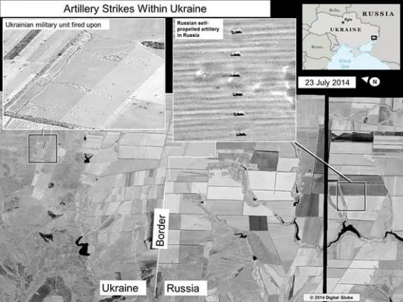 Як російські війська обстрілюють сили АТО (Фото) — фото 1